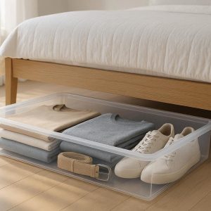 Clear View Under Bed Organizer Box