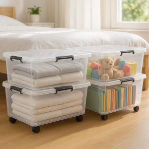 Modular Stackable Under Bed Bins