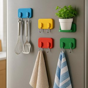 Magnetic Refrigerator Storage Hooks
